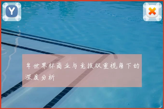 年世界杯商业与竞技双重视角下的深度分析